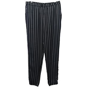 Won Hundred Brandy Stripe Retro Chic Goth Pants Size 40/ Large Black/White NWT